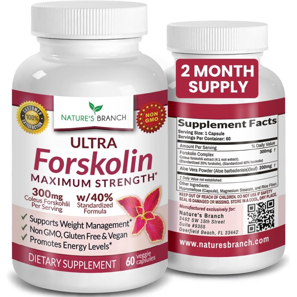 Nature's Branch Ultra Forskolin Capsules