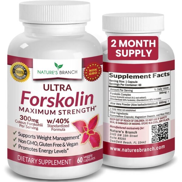 Nature's Branch Ultra Forskolin Capsules