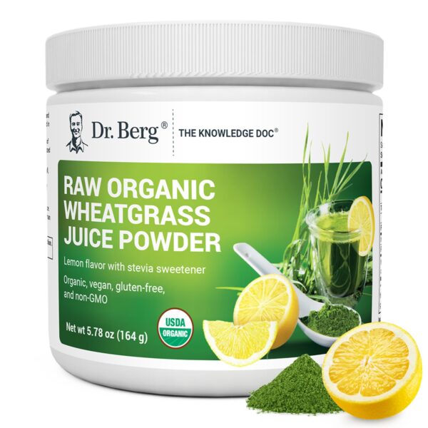 Dr. Berg Raw Organic Wheatgrass Juice Powder