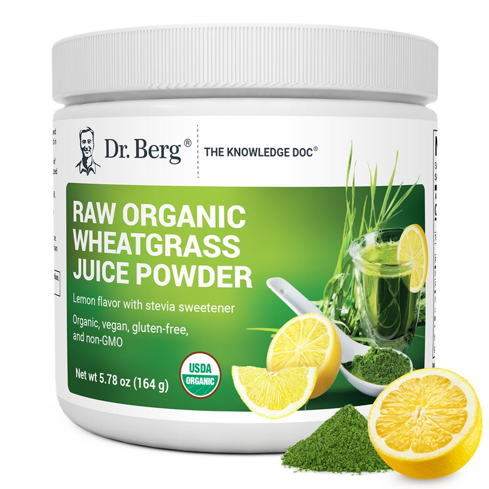 Dr. Berg Raw Organic Wheatgrass Juice Powder