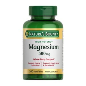 Ongreenvita Magnesium Softgels 500mg Capsules