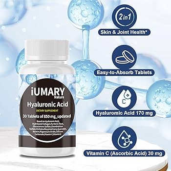 Hyaluronic Acid Caplets 850 Mg Capsules