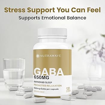 NutraWave GABA – Relaxation & Improved Sleep | 90 Capsules
