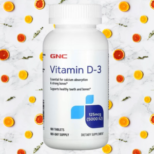 GNC Vitamin D3 5000 IU Tablets