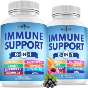 New Age Immune Support 8 In 1 Capsules