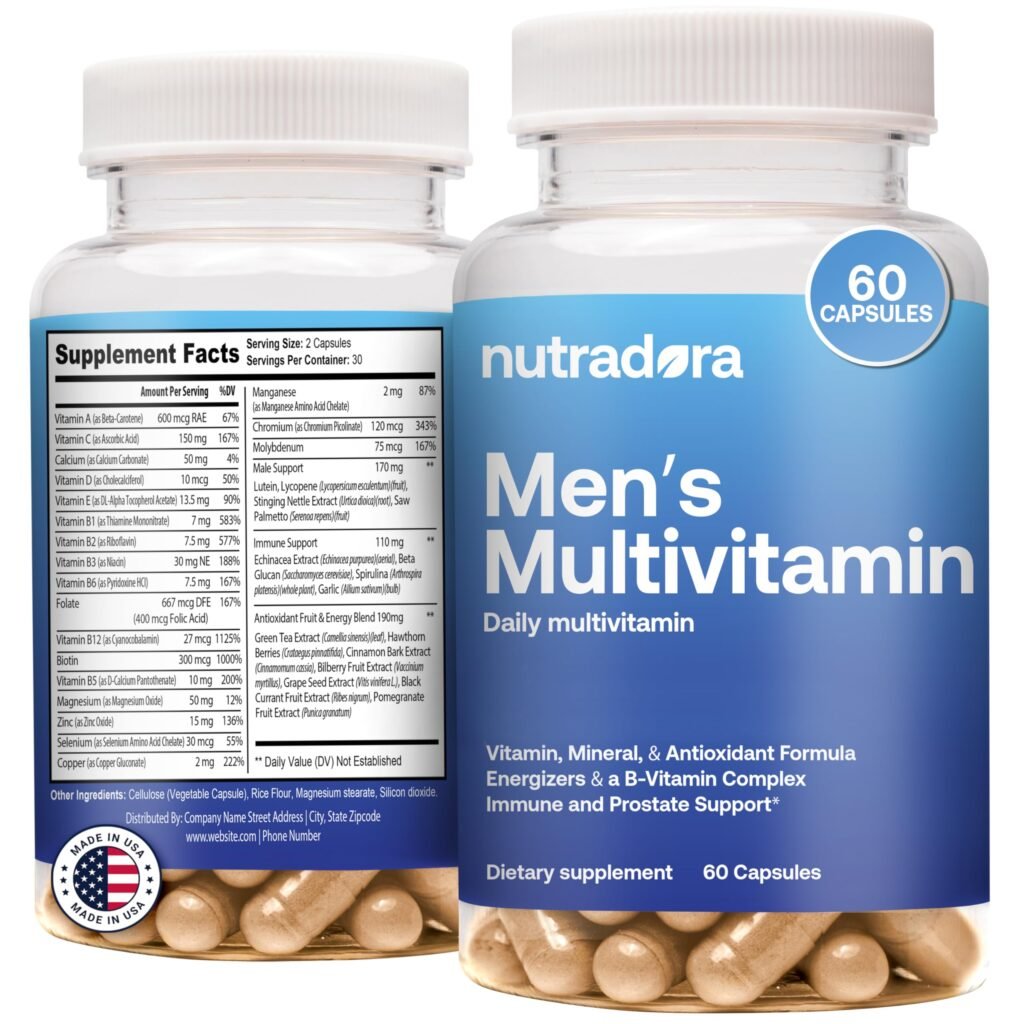 Nutradora Men's Multivitamin Supplement
