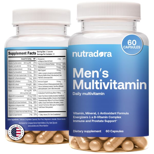 Nutradora Men's Multivitamin Supplement