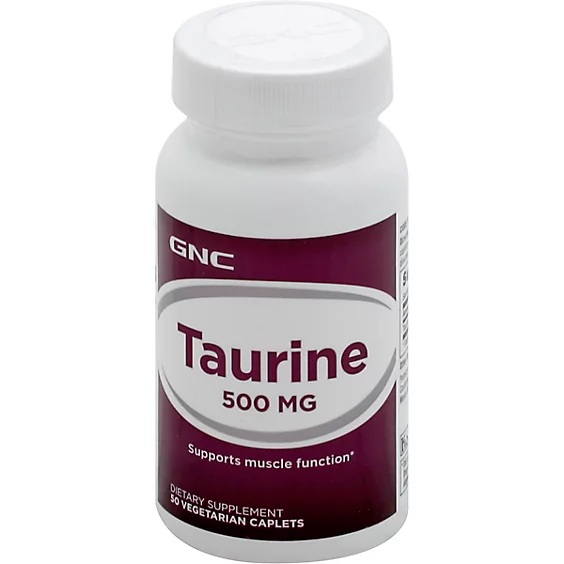 GNC Taurine 500mg Supplement – Supports Muscle Function