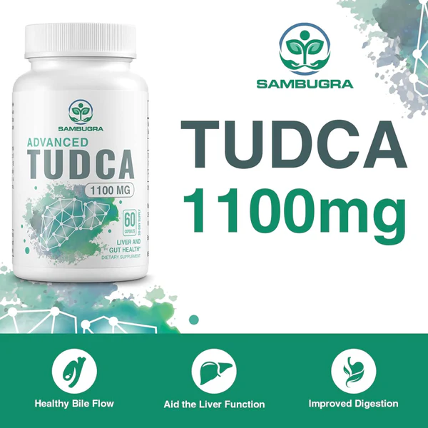 Advanced TUDCA 1100mg Liver & Gut Health 120 Capsules in Pakistan