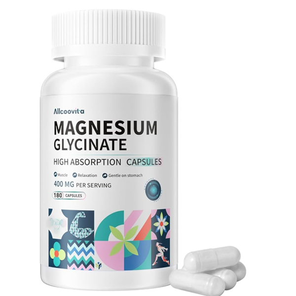 Allcoovita Magnesium Glycinate 400 Mg Capsules In Pakistan