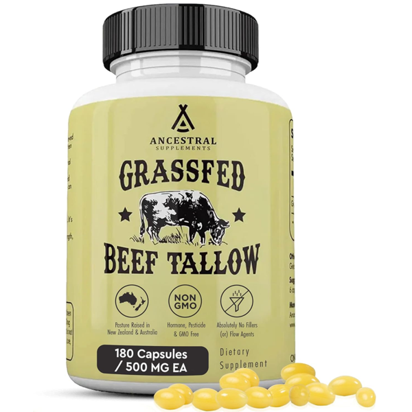 Ancestral Supplements Grass Fed Beef Tallow Capsules