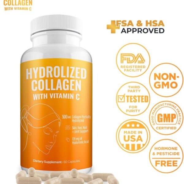 Aura Vitamin Hydrolyzed Collagen Capsules