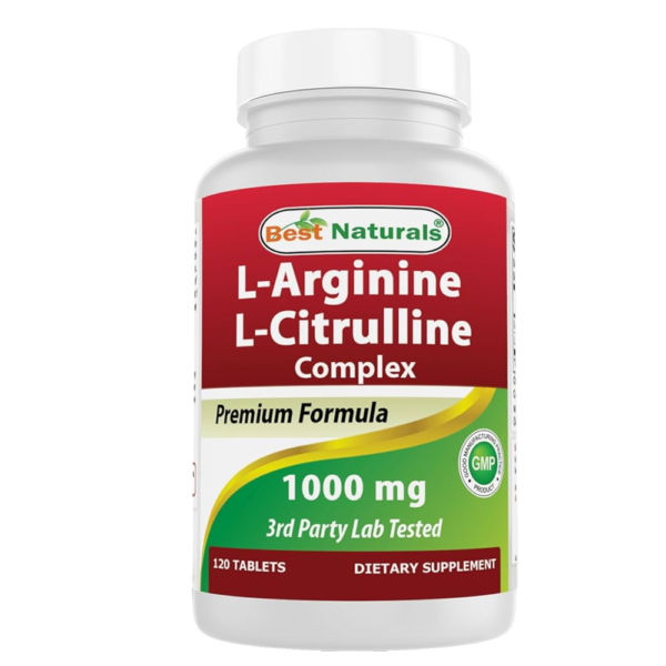 Best Naturals L‑Arginine + L‑Citrulline Complex Supplement