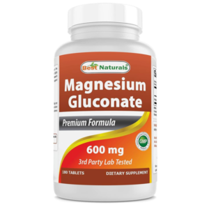 Best Naturals Magnesium Gluconate 600mg –180 Tablets In Pakistan
