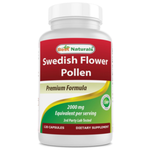 Best Naturals Swedish Flower Pollen 2000mg 120 Capsules In Pakistan