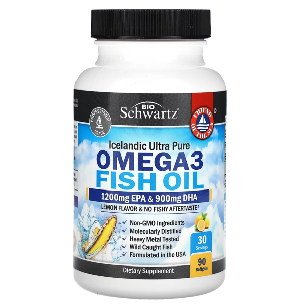Bio Schwartz Icelandic Ultra-Pure Omega-3 Fish Oil In Pakistan