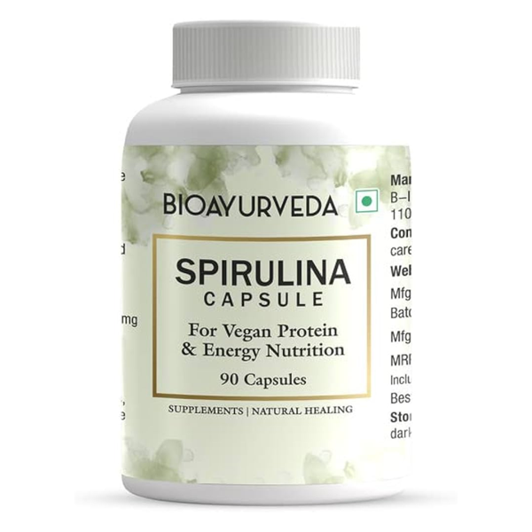 Bioayurveda Spirulina Capsules 90 In Pakistan