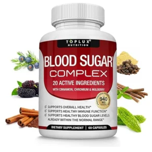 Toplux® Blood Sugar Complex – Wellness Support (60 Capsules)