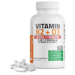 Bronson Extra Strength D3 and K2 MK-7 Supplement In Pakistan