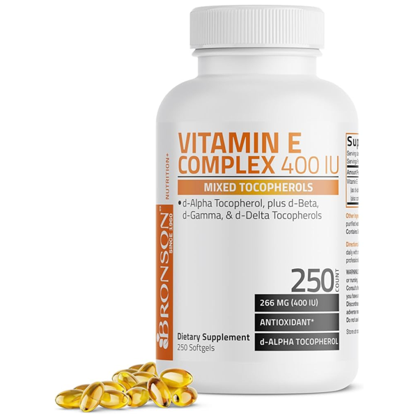 Bronson Natural Vitamin E Complex Capsules In Pakistan