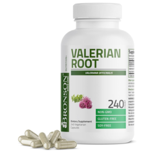 Bronson Valerian Root 1200 mg – 240 Vegetarian Capsules In Pakistan