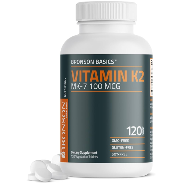 Bronson Vitamin K2 MK-7 100mcg – 60 Vegetarian Capsules In Pakistan