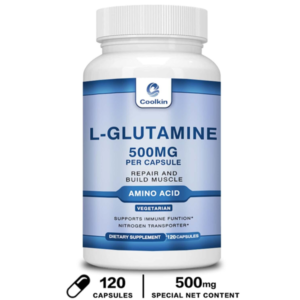 Coolkin L-Glutamine 500mg – Muscle Repair 120 Capsules