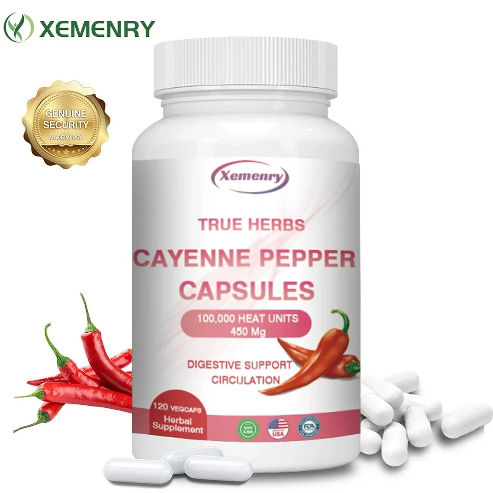 Xemenry True Herbs Cayenne Pepper Supplement