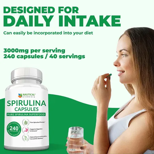 Nautical Elements Spirulina Capsules