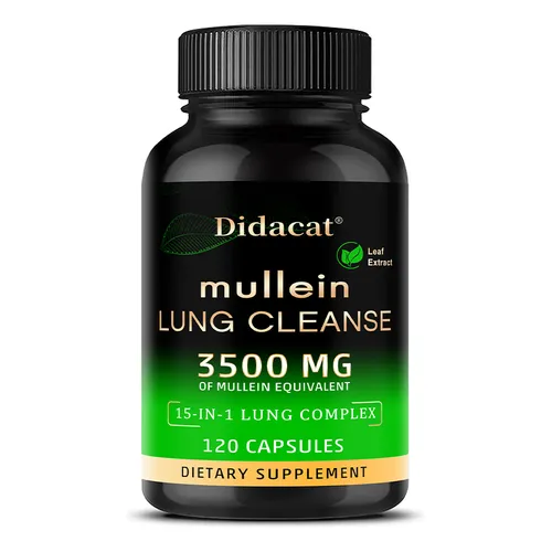 Didacat Mullein Lungs Cleanse Capsules