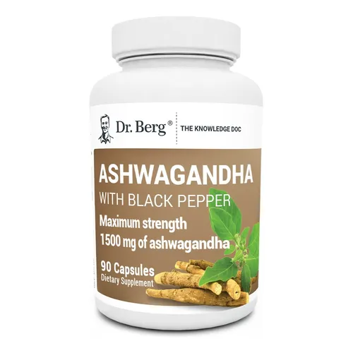 Dr. Berg Ashwagandha with Black Pepper (90 Capsules)