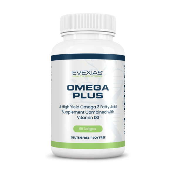 Evexias Omega Plus – High-Yield Omega-3 with Vitamin D3