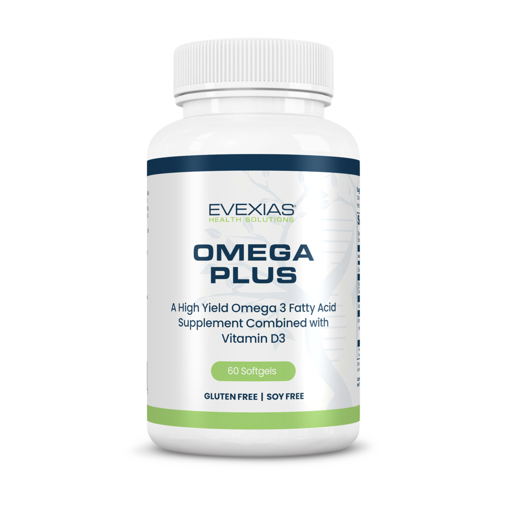 Evexias Omega Plus – High-Yield Omega-3 with Vitamin D3