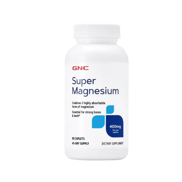 GNC Super Magnesium 400 mg – 90 Caplets