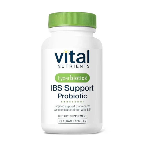 Vital Nutrients Hyperbiotics IBS Support Probiotic – 30 Vegan Capsules