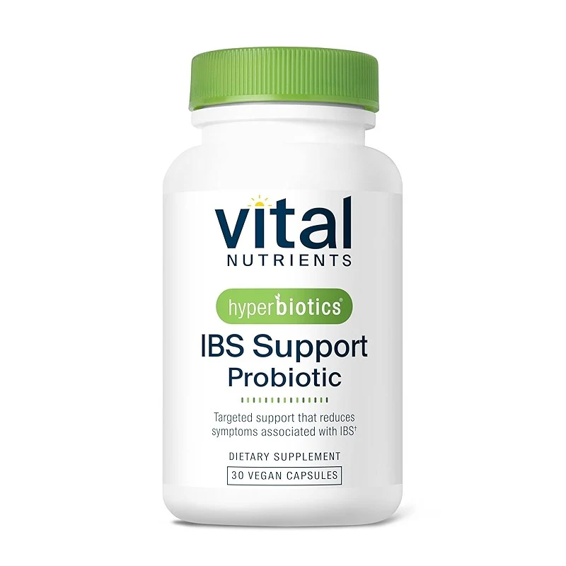 Vital Nutrients Hyperbiotics IBS Support Probiotic – 30 Vegan Capsules