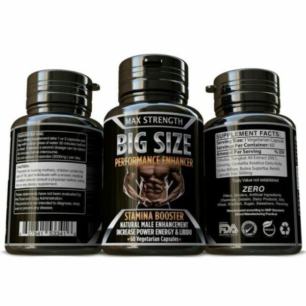 Max Strength Bigger Size Male Enhancement Capsules