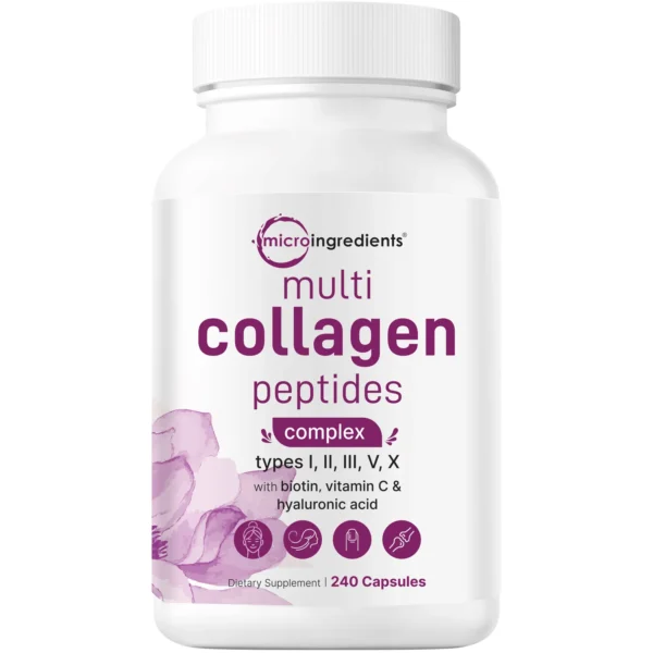 Micro Ingredients Multi Collagen Peptides Complex Capsules IN Pakistan
