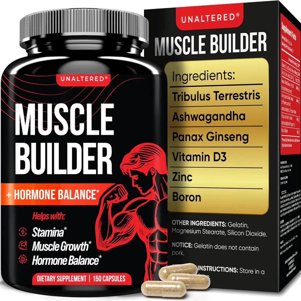 Unaltered Muscle Builder Men 30+ – Stamina and Hormone Support