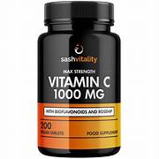 Simply Supplements Vitamin C 1000mg with Rosehip and Citrus Bioflavonoids – 120 Tablets