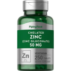 Pipingrock Zinc Gluconate 50 Mg 250 Tablets
