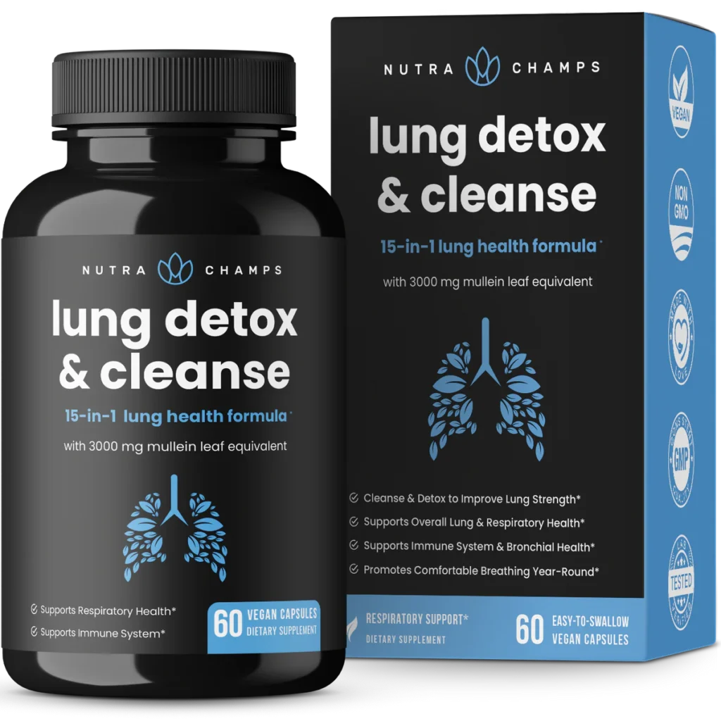 NutraChamps lungs Detox Cleanse Capsule