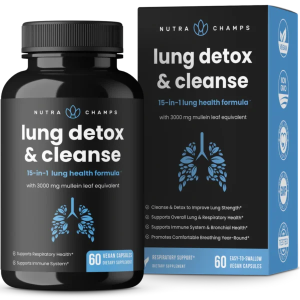 NutraChamps lungs Detox Cleanse Capsule
