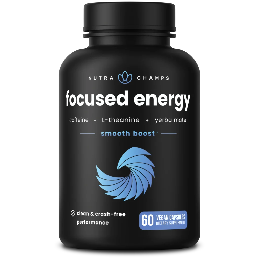 NutraChamps Caffeine with L-Theanine for Energy & Focus