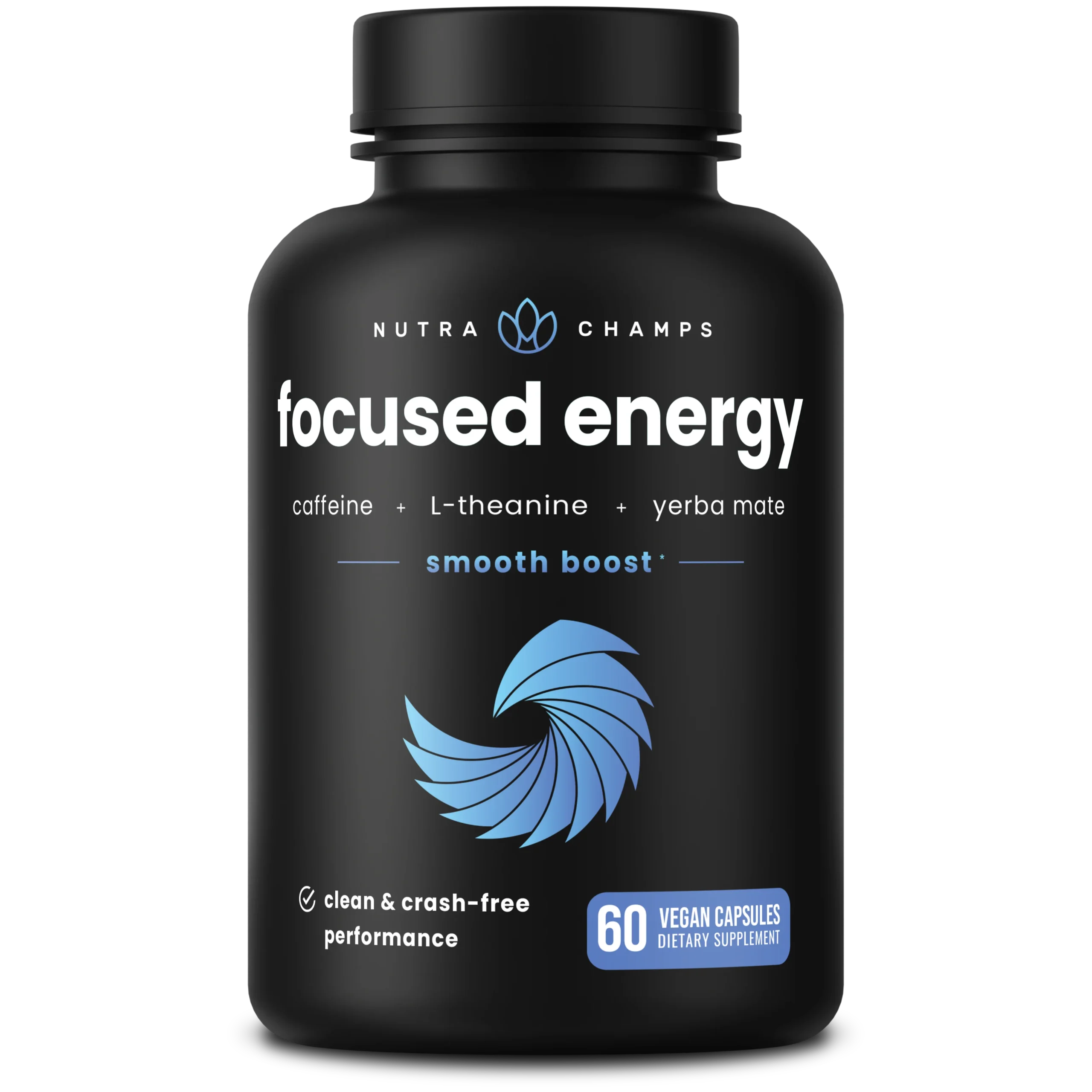 NutraChamps Caffeine with L-Theanine for Energy & Focus