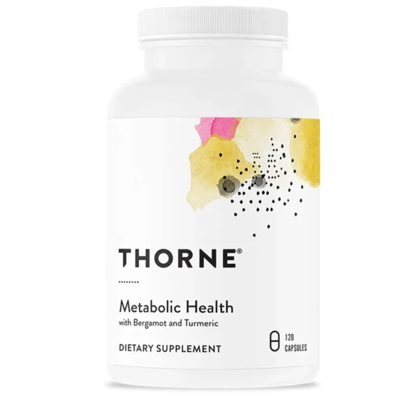 Thorne Metabolic Health with Bergamot and Turmeric Capsules