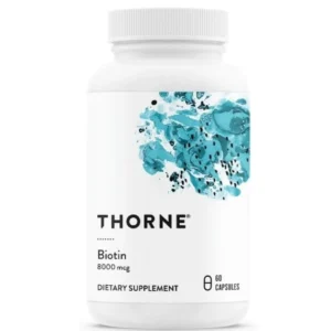Thorne Biotin-8 – High-Potency Hair, Skin & Nail Support 60 Capsules