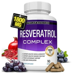 Toplux Nutrition Resveratrol Complex – Antioxidant Longevity Support