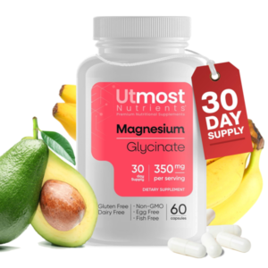 Utmost Nutrients Premium Magnesium Glycinate – (60 Capsules) In Pakistan