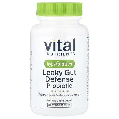 Vital Nutrients Hyperbiotics Leaky Gut Defense Probiotic – 60 Vegan Tablets In Pakistan